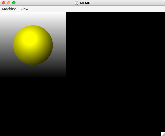 A sphere filled with a gradient using Cairo