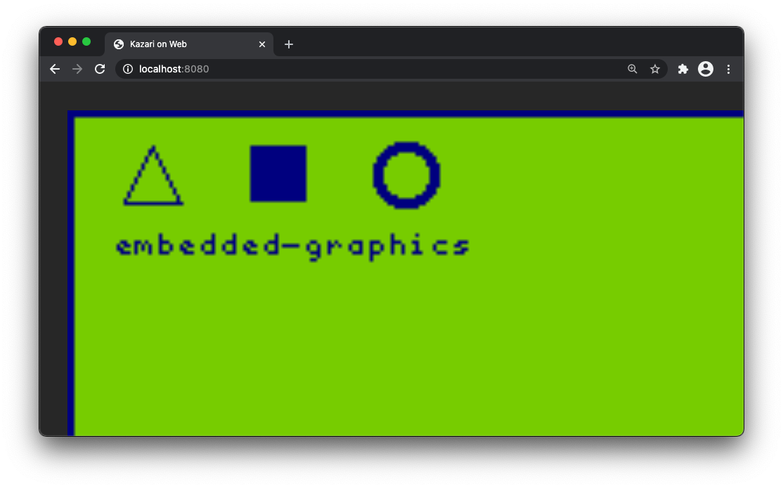 Chromeで動くembedded-graphics
